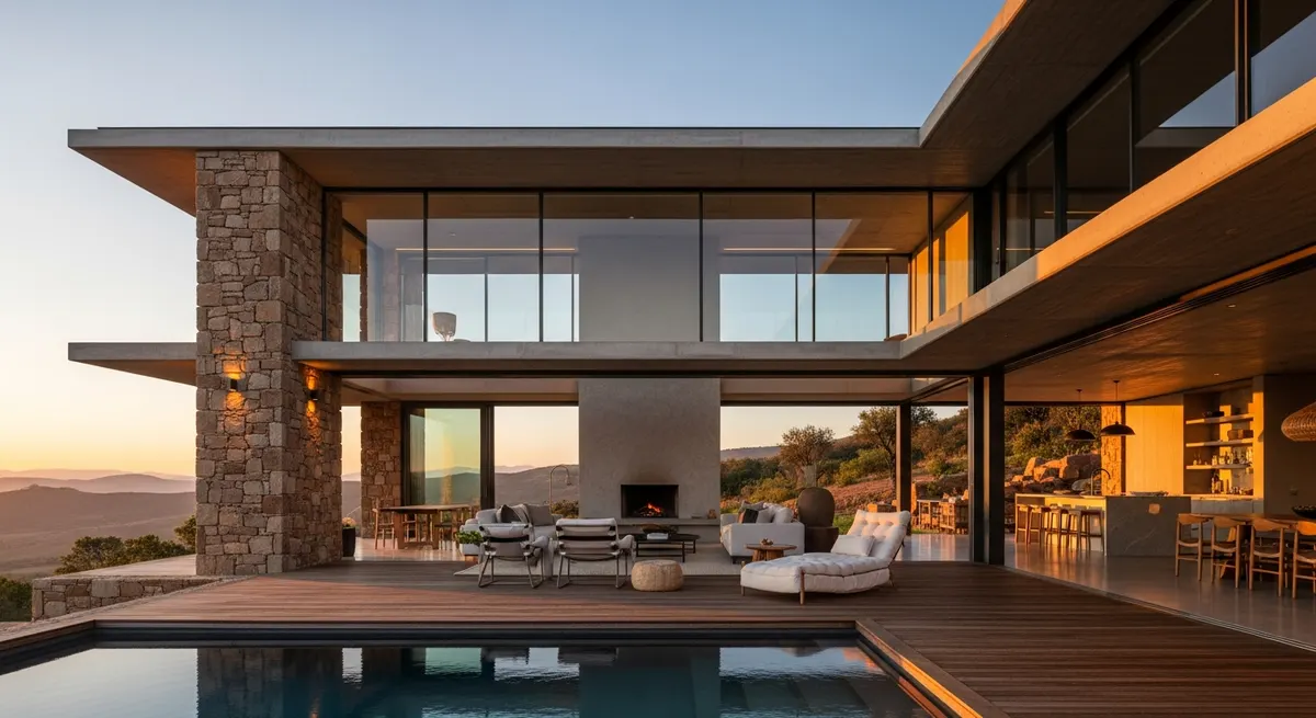 Modern South African Mountain Retreat
