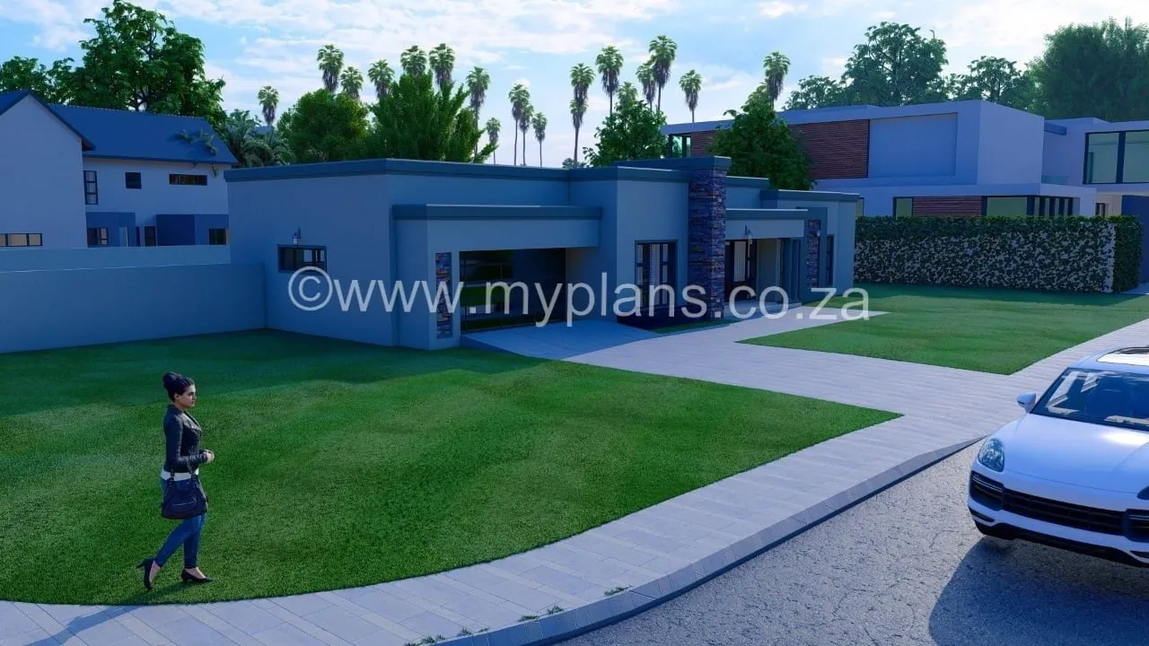 3 Bedroom House Plan MLB 076N
