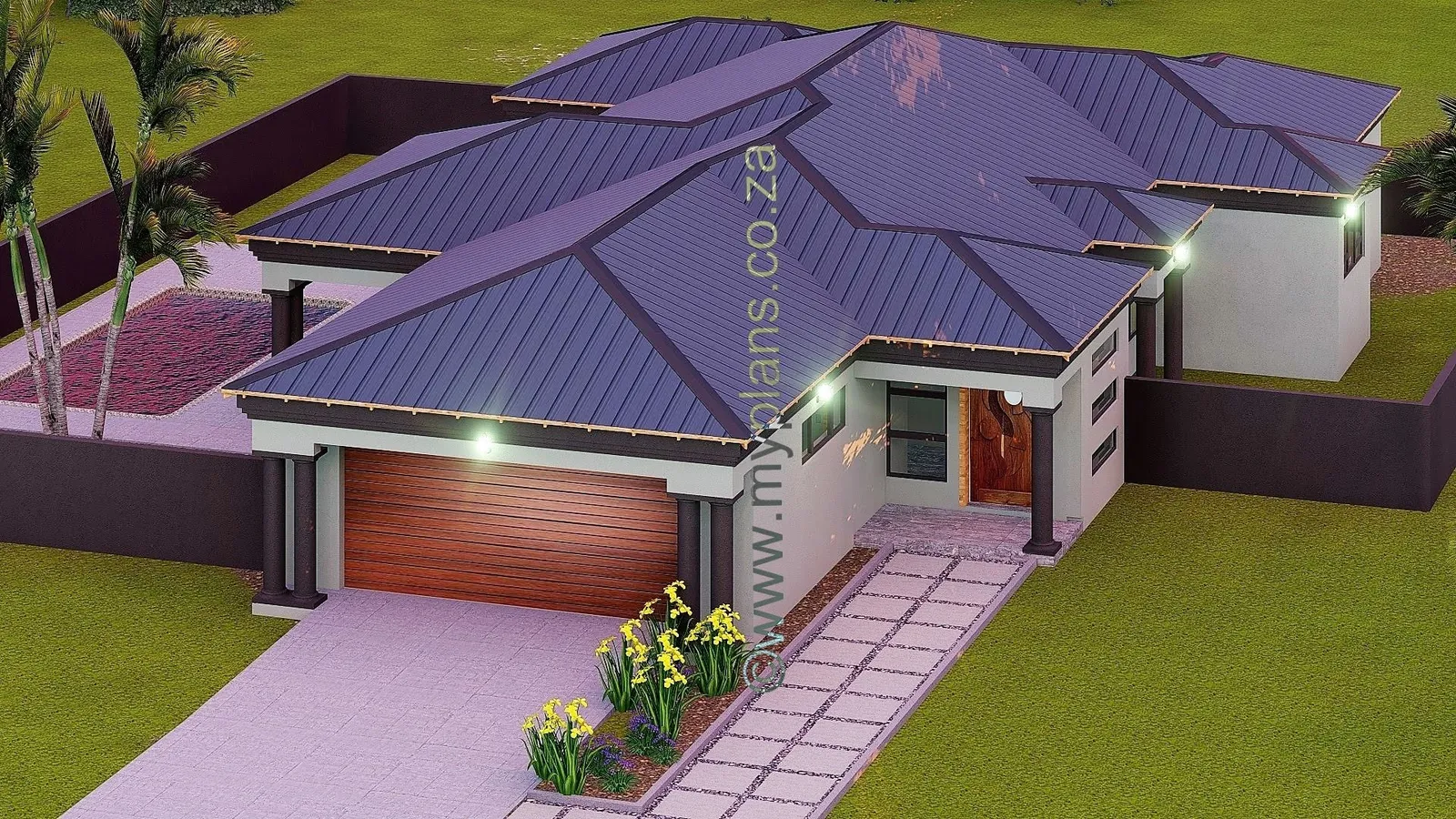 3 Bedroom House Plan BLA 074S