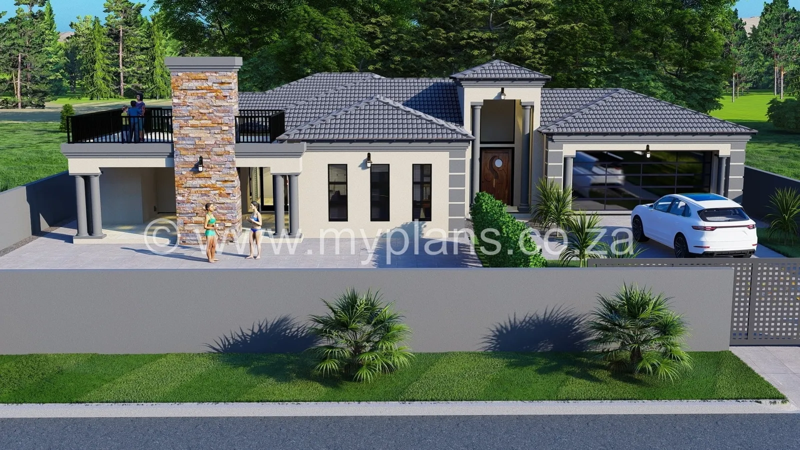 4 Bedroom House Plan BLA 021.10S
