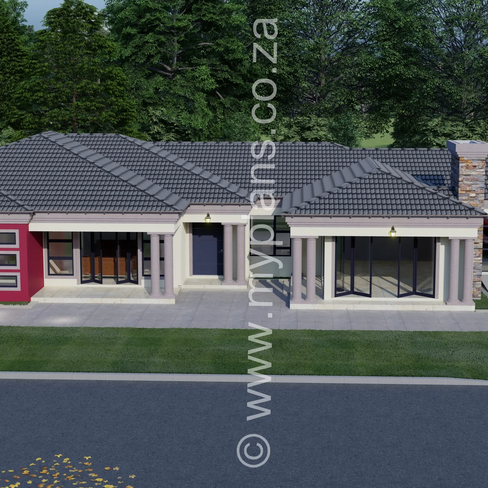 4 Bedroom House Plan BLA 0020S