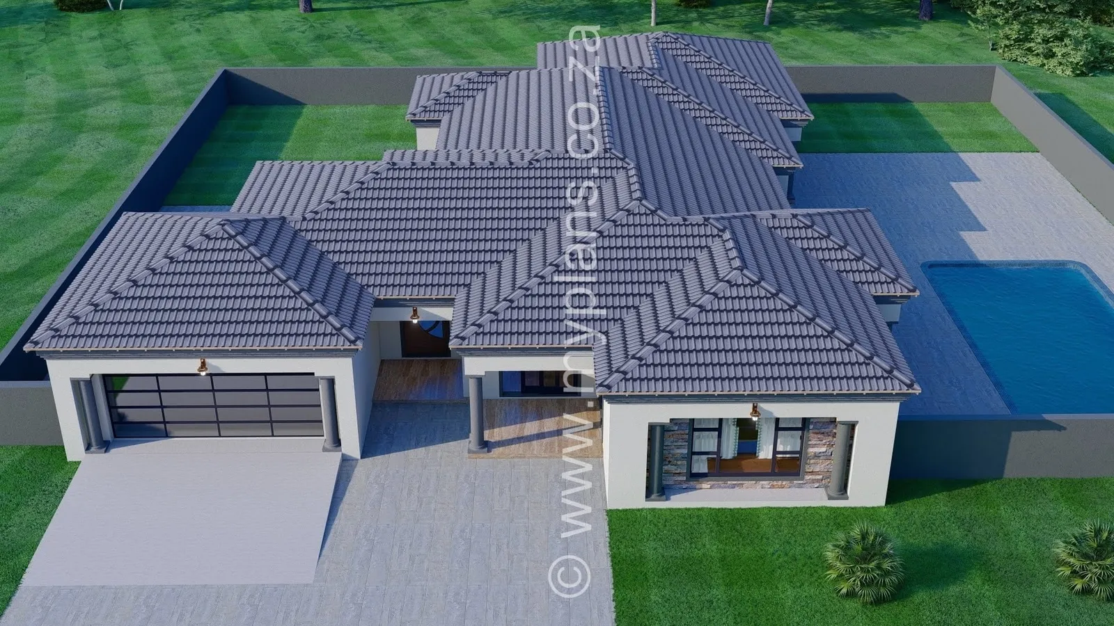 4 Bedroom House Plan MLB 025S