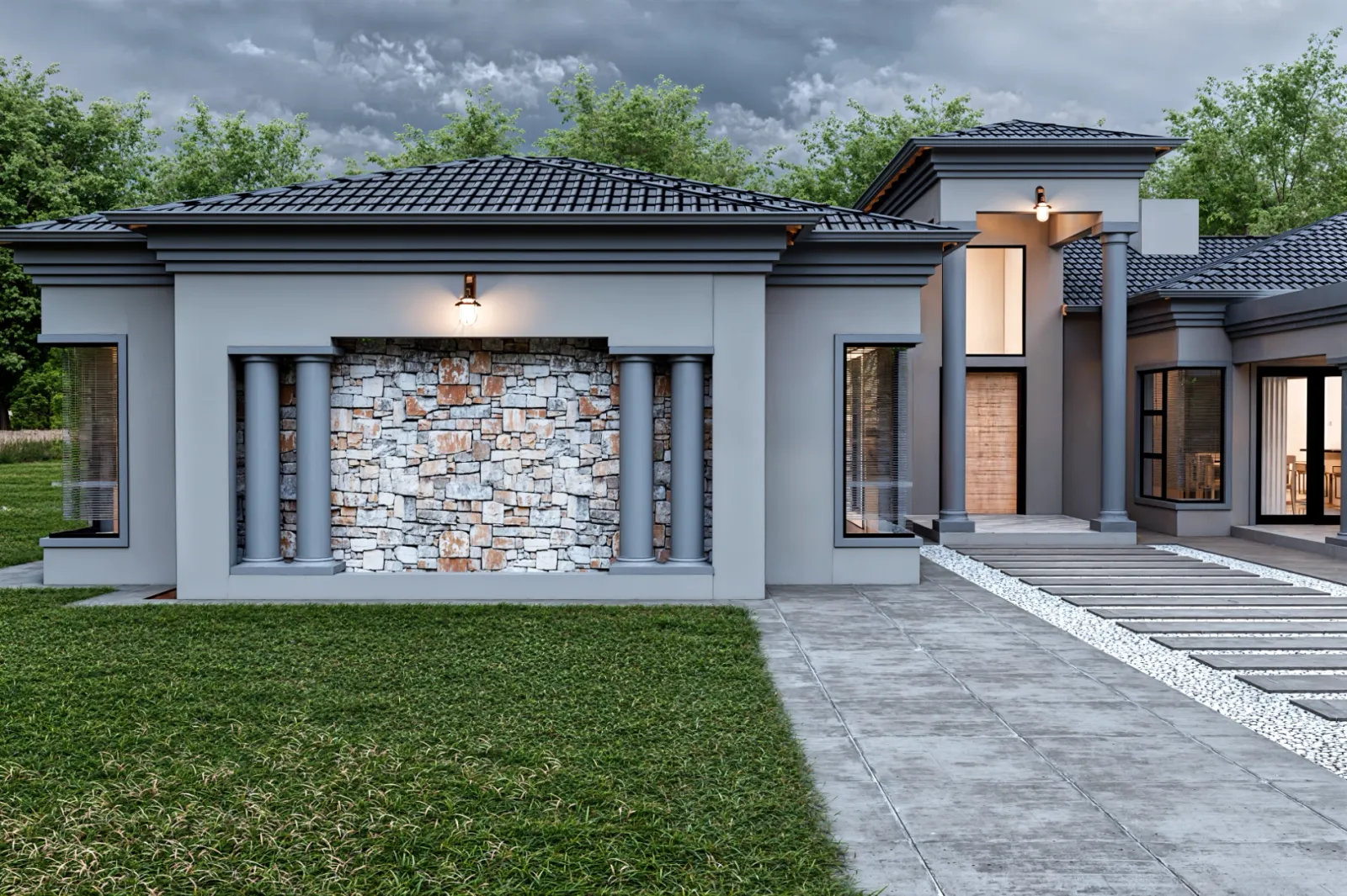 4 Bedroom House Plan MLB 058.13S