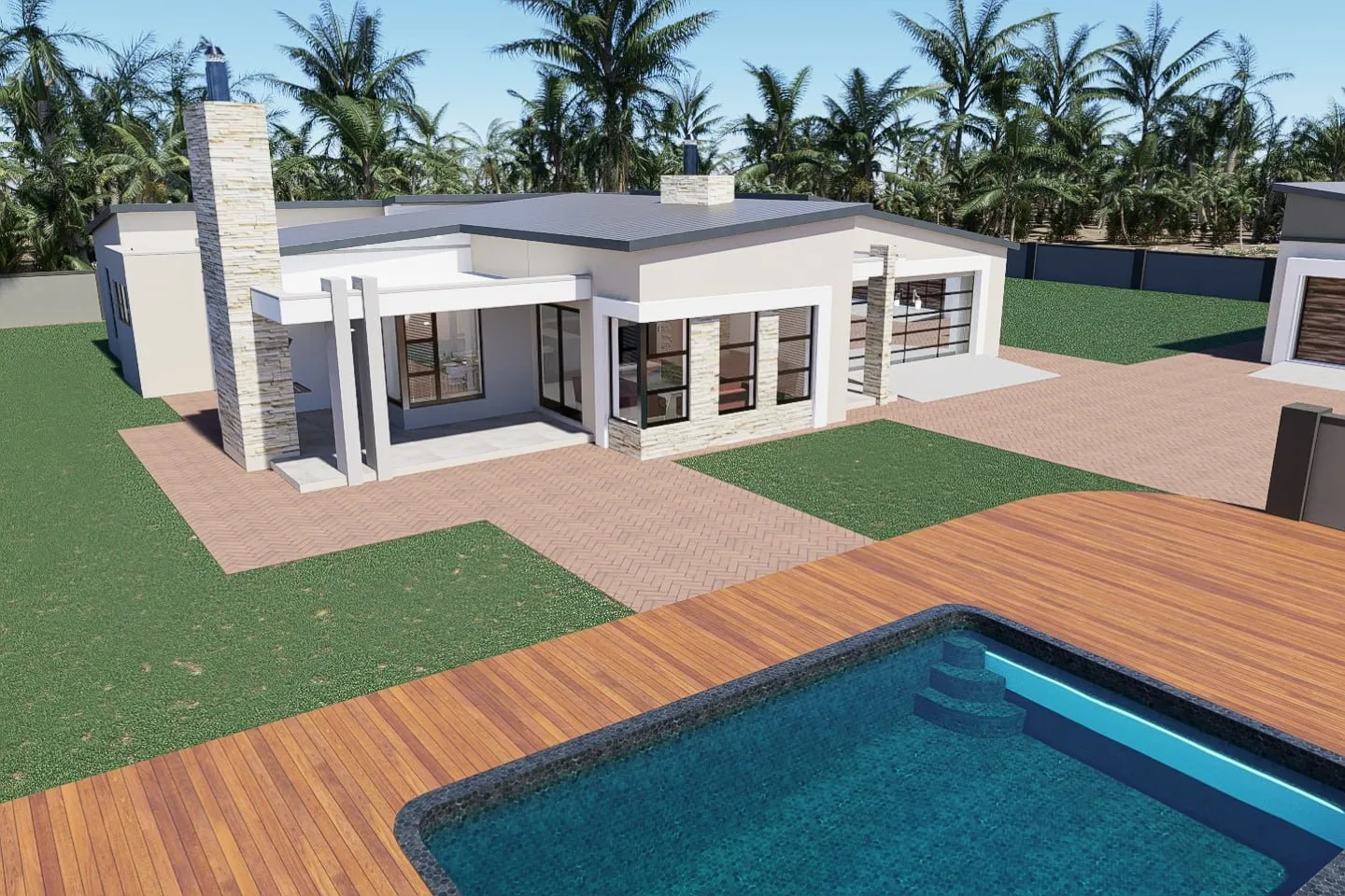 4 Bedroom House Plan BLA 107.8S
