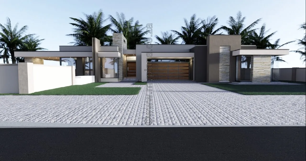 3 Bedroom House Plan MLB 076.11S