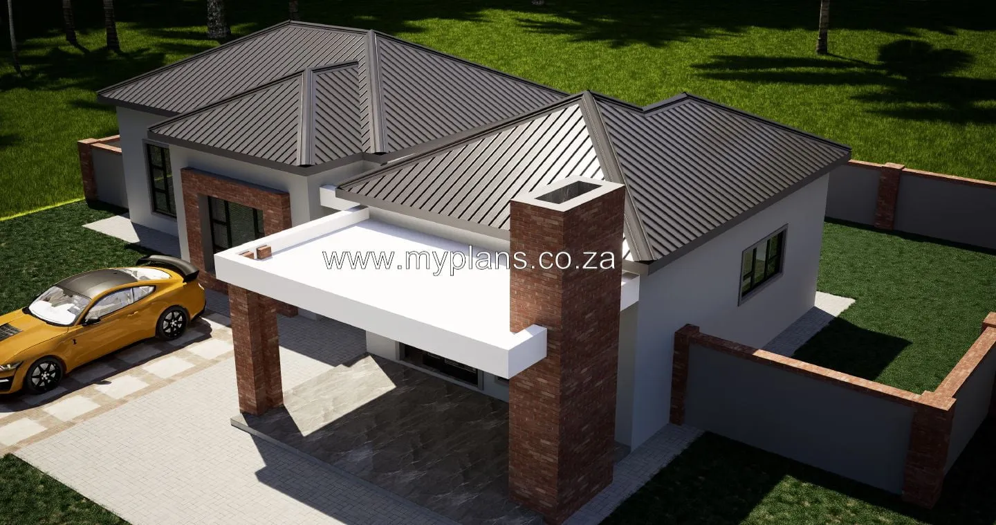 2 Bedroom House Plan MOB 0729