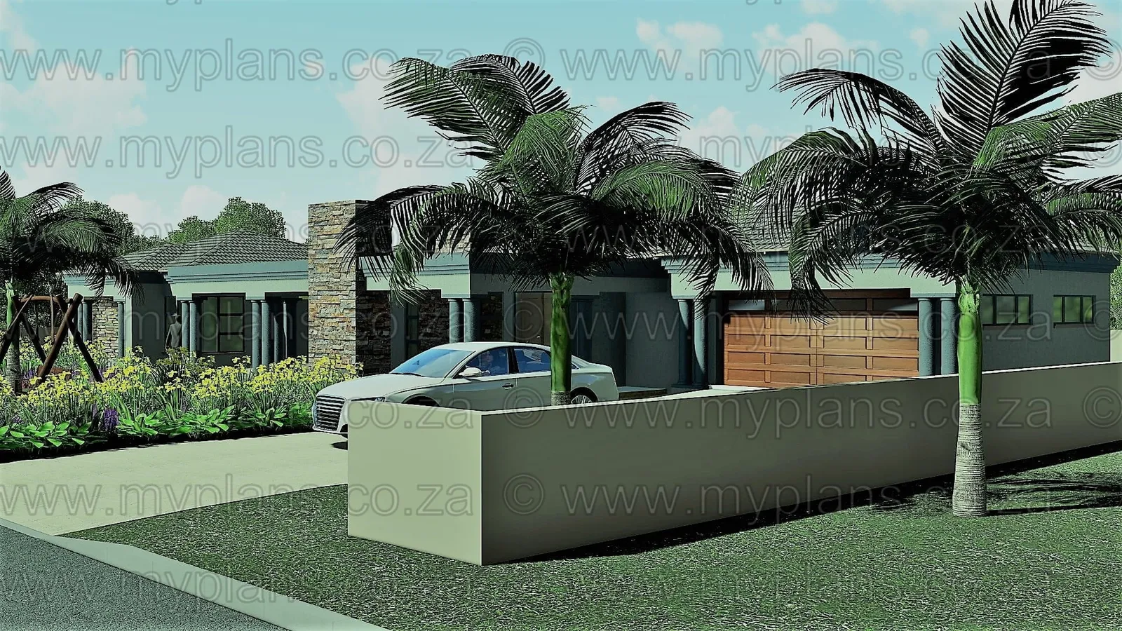 4 Bedroom House Plan MLB 058.1S